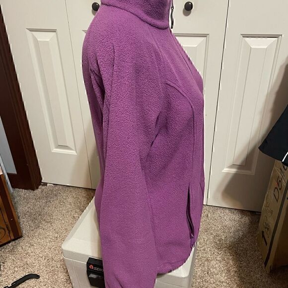 Columbia Lavender Womens Medium Fleece Full Zip Jacket - Picture 3 of 5